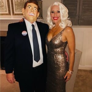 Marilyn Monroe and JFK Halloween costumes.